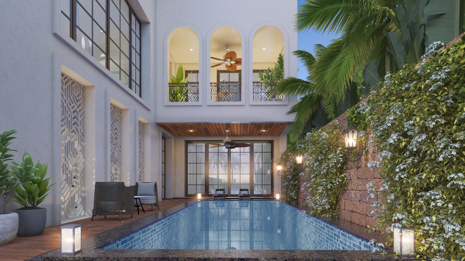 private pool villa