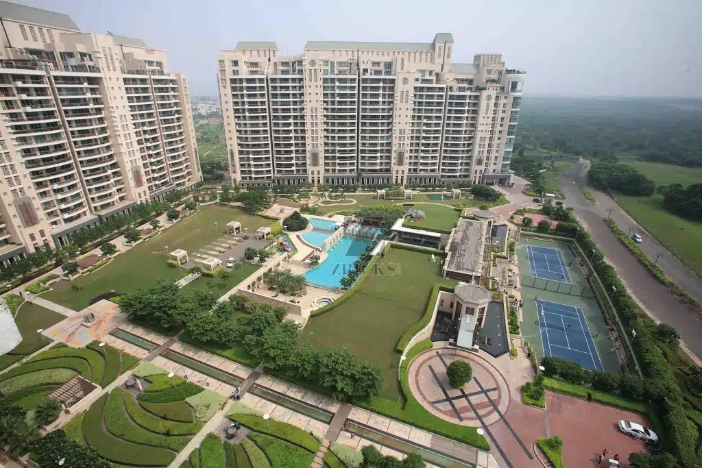 aerial view of DLF Magnolias