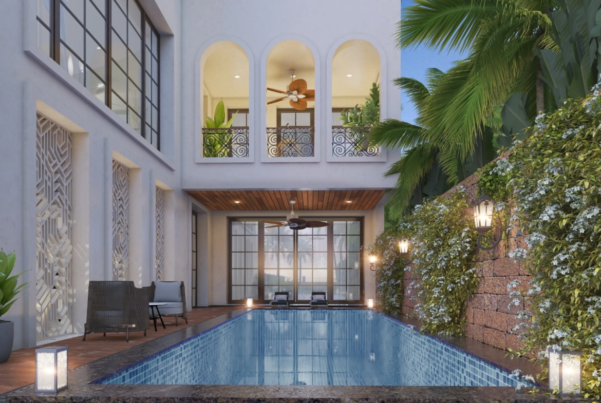 private pool villa