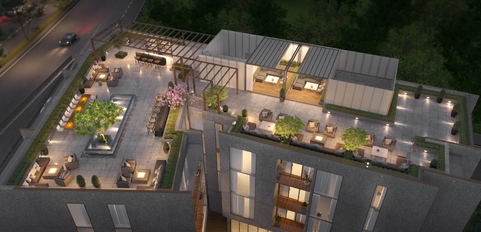 Terrrace: Penthouse Trident Residences