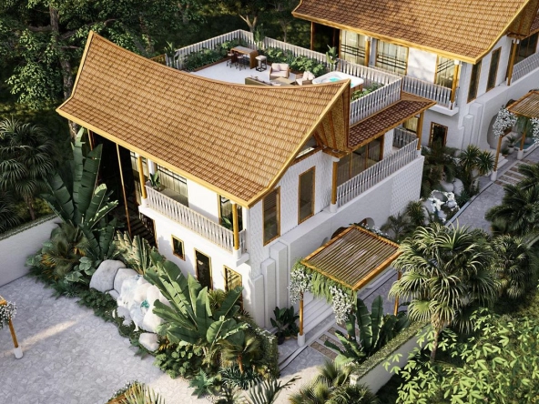 Top View of Villa in Siolim